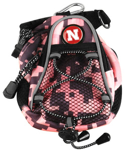 Nebraska Cornhuskers - Mini Day Pack  -  Pink Digi Camo