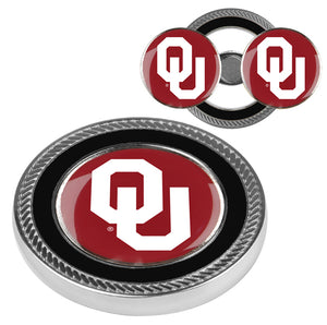 Oklahoma Sooners Challenge Coin with 2 Golf Ball Markers