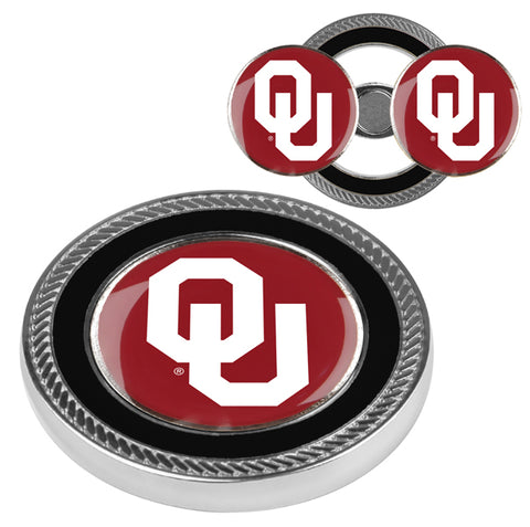 Oklahoma Sooners Challenge Coin with 2 Golf Ball Markers