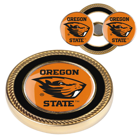 Oregon State Beavers Challenge Coin with 2 Golf Ball Markers