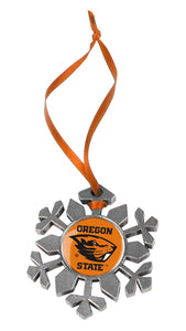 Oregon State Beavers - Snow Flake Ornament