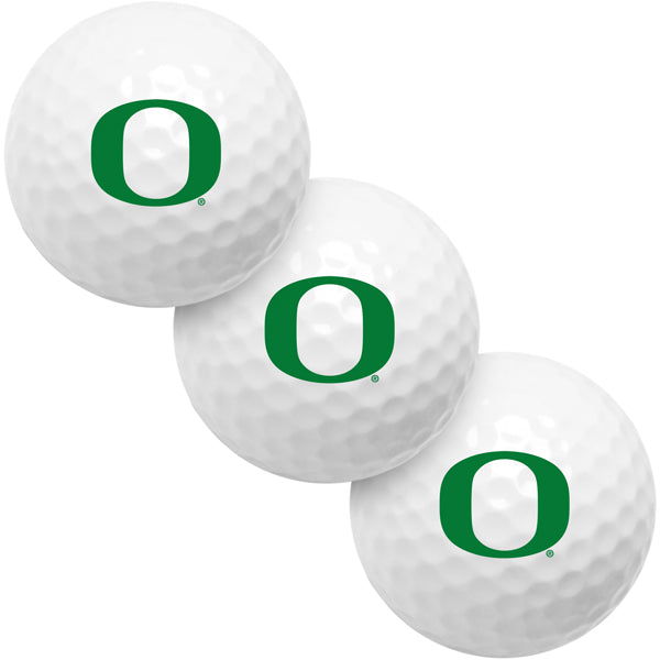 Oregon Ducks 3 Golf Ball Gift Pack 2-Piece Golf Balls