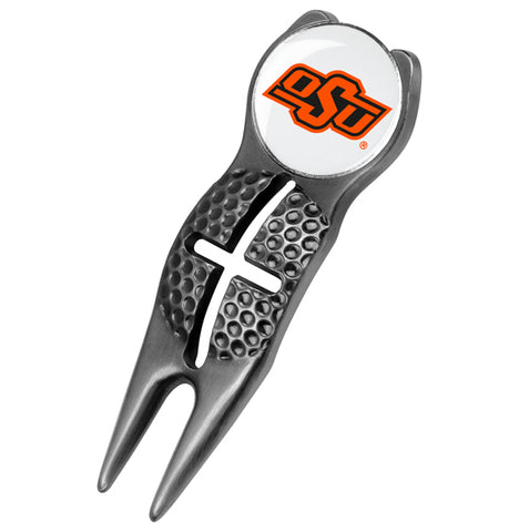 Oklahoma State Cowboys - Crosshairs Divot Tool  -  Black