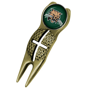 Ohio University Bobcats - Crosshairs Divot Tool  -  Gold