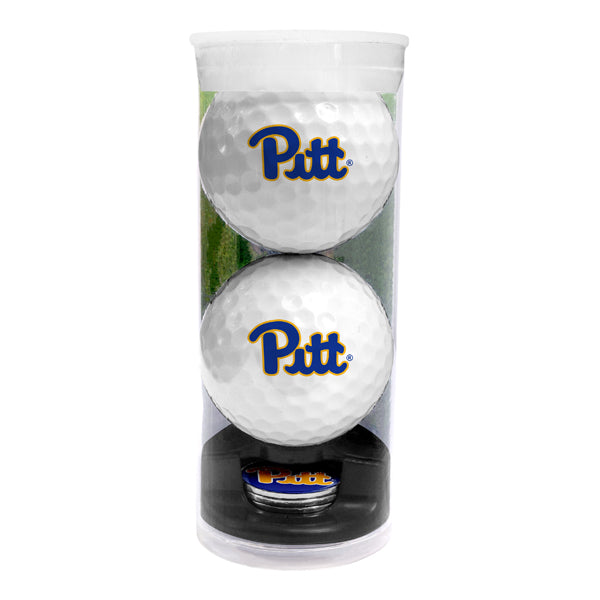 DisplayNest NCAA Golf Ball Gift Pack - Pittsburgh Panthers