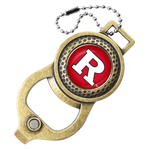 Rutgers Scarlet Knights Golf Bag Tag with Ball Marker