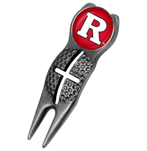 Rutgers Scarlet Knights - Crosshairs Divot Tool  -  Black
