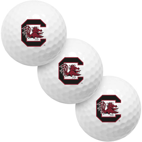 South Carolina Gamecocks 3 Golf Ball Gift Pack 2-Piece Golf Balls