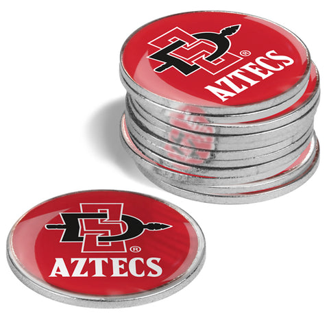San Diego State Aztecs Golf Ball Markers 12 pack