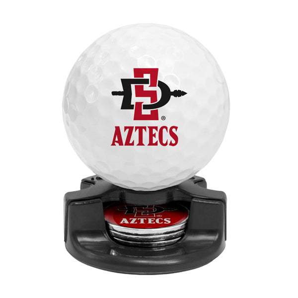 DisplayNest NCAA Golf Ball Gift Pack - San Diego State Aztecs