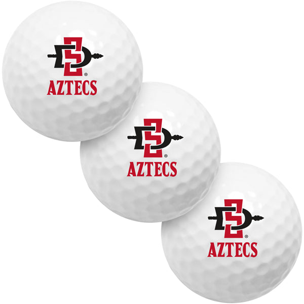 San Diego State Aztecs 3 Golf Ball Gift Pack 2-Piece Golf Balls