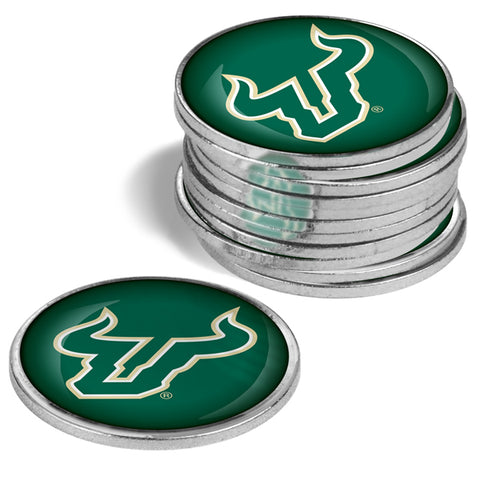 South Florida Bulls Golf Ball Markers 12 pack