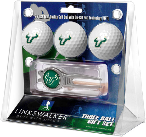 South Florida Bulls - Kool Tool 3 Ball Gift Pack