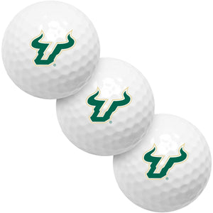South Florida Bulls 3 Golf Ball Gift Pack 2-Piece Golf Balls