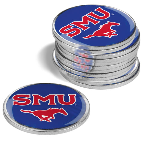 Southern Methodist University Mustangs Golf Ball Markers 12 pack