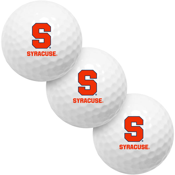 Syracuse Orange 3 Golf Ball Gift Pack 2-Piece Golf Balls