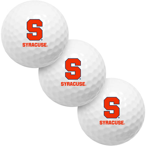 Syracuse Orange 3 Golf Ball Gift Pack 2-Piece Golf Balls