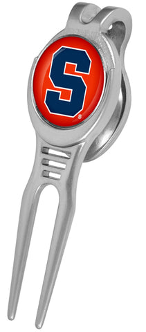 Syracuse Orange Kool Golf Divot Repair Tool with Ball Marker