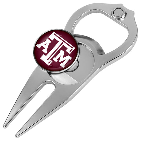 Texas A&M Aggies Hat Trick 5-in-1 Golf Divot Repair Tool