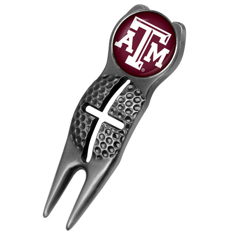 Texas A&M Aggies - Crosshairs Divot Tool  -  Black