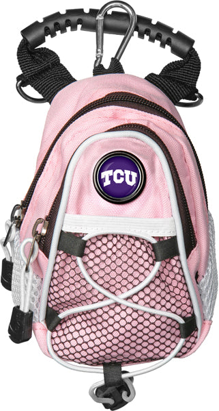Texas Christian Horned Frogs - Mini Day Pack  -  Pink