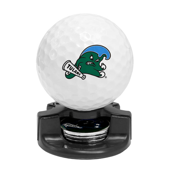 DisplayNest NCAA Golf Ball Gift Pack - Tulane Green Wave