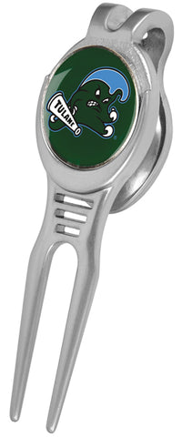 Tulane University Green Wave Kool Golf Divot Repair Tool with Ball Marker