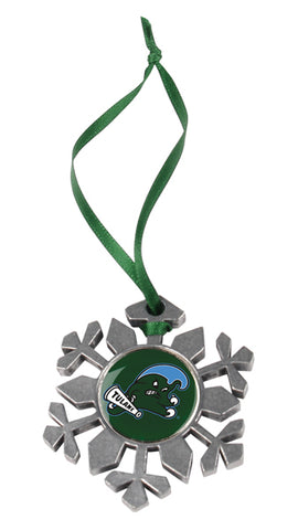 Tulane University Green Wave - Snow Flake Ornament