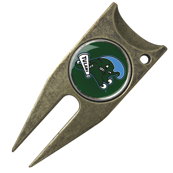 Tulane University Green Wave Stealth Golf Divot Tool