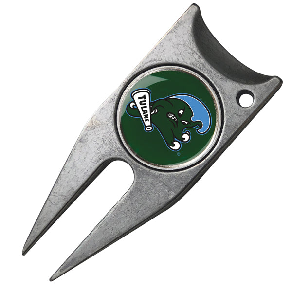 Tulane University Green Wave Stealth Golf Divot Tool