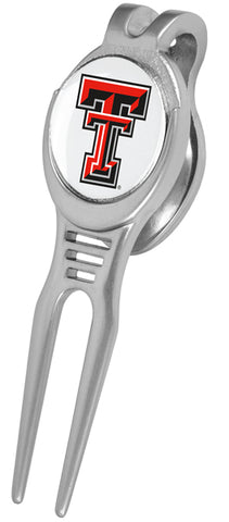 Texas Tech Red Raiders Kool Golf Divot Repair Tool with Ball Marker