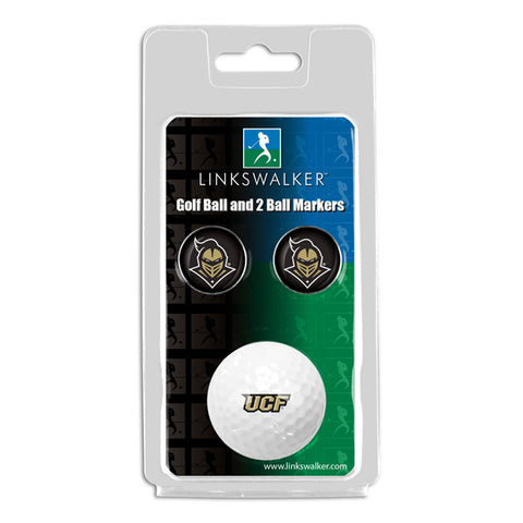 Central Florida Knights - Golf Ball and 2 Ball Marker Pack