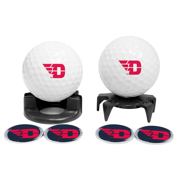 DisplayNest NCAA Golf Ball Gift Pack - Dayton Flyers