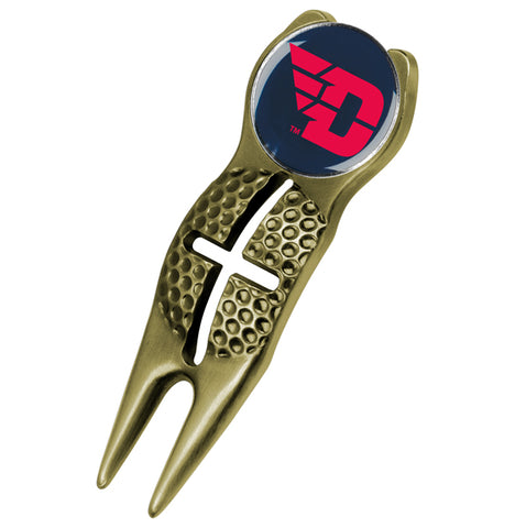 Dayton Flyers - Crosshairs Divot Tool  -  Gold