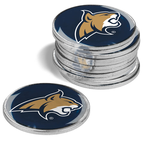 Montana State Bobcats Golf Ball Markers 12 pack