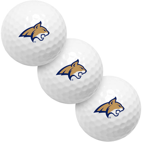 Montana State Bobcats 3 Golf Ball Gift Pack 2-Piece Golf Balls