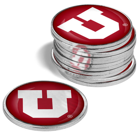 Utah Utes Golf Ball Markers 12 pack