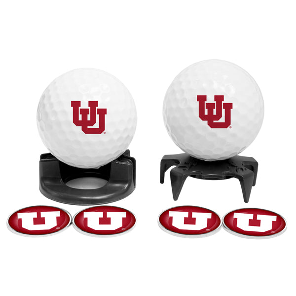 DisplayNest NCAA Golf Ball Gift Pack - Utah Utes