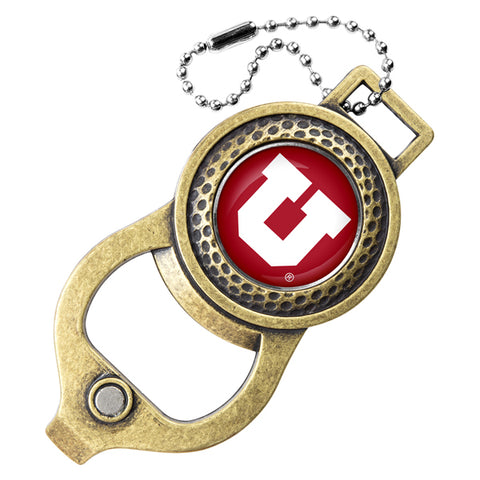 Utah Utes Golf Bag Tag with Ball Marker