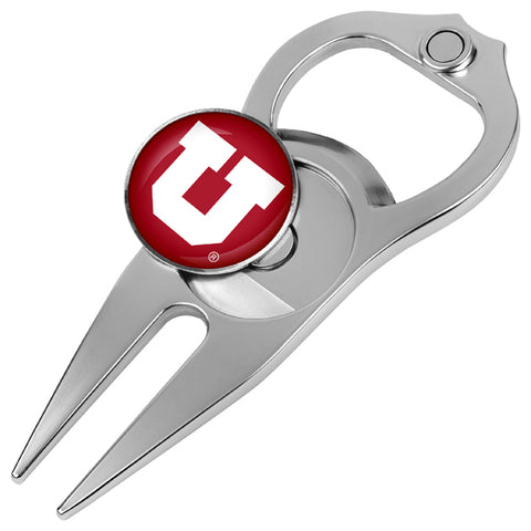 Utah Utes Hat Trick 5-in-1 Golf Divot Repair Tool