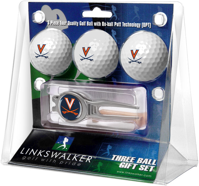 Virginia Cavaliers - Kool Tool 3 Ball Gift Pack