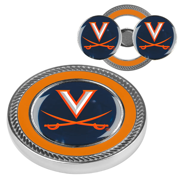 Virginia Cavaliers Challenge Coin with 2 Golf Ball Markers