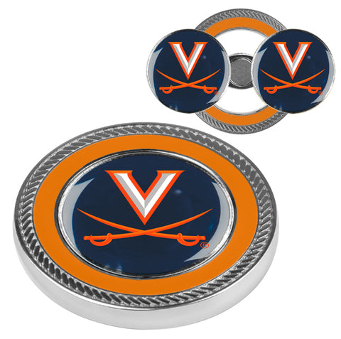 Virginia Cavaliers Challenge Coin with 2 Golf Ball Markers
