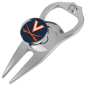 Virginia Cavaliers Hat Trick 5-in-1 Golf Divot Repair Tool