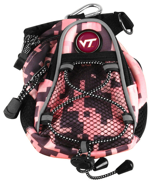 Virginia Tech Hokies - Mini Day Pack  -  Pink Digi Camo