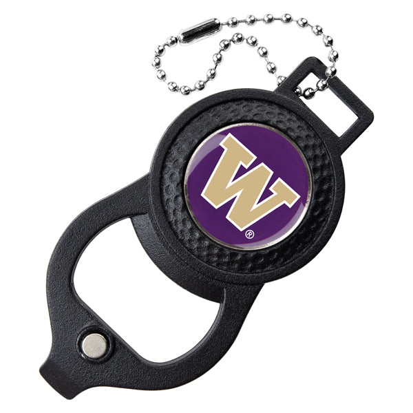 Washington Huskies Golf Bag Tag with Ball Marker