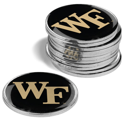 Wake Forest Demon Deacons Golf Ball Markers 12 pack