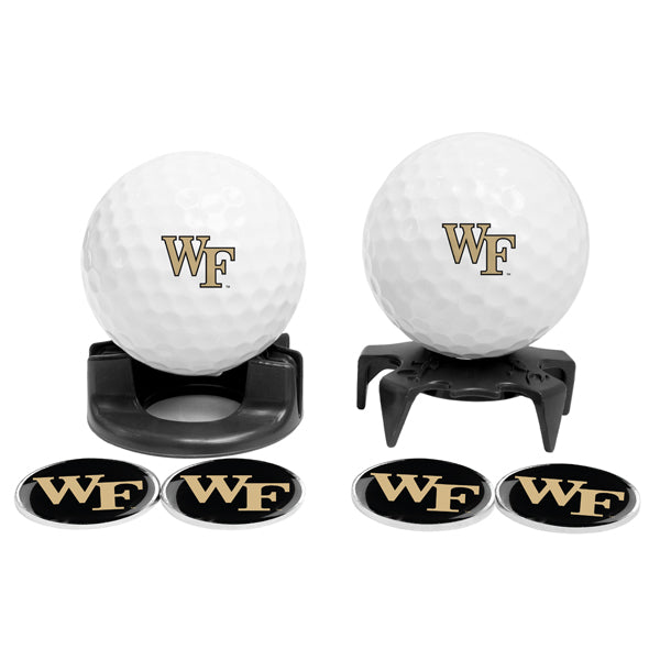 DisplayNest NCAA Golf Ball Gift Pack - Wake Forest Demon Deacons