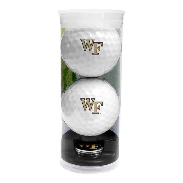 DisplayNest NCAA Golf Ball Gift Pack - Wake Forest Demon Deacons