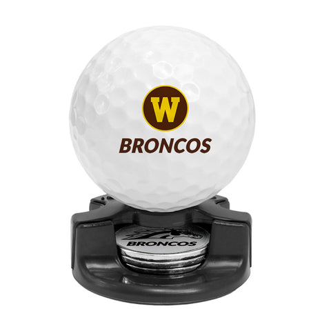 DisplayNest NCAA Golf Ball Gift Pack - Western Michigan Broncos